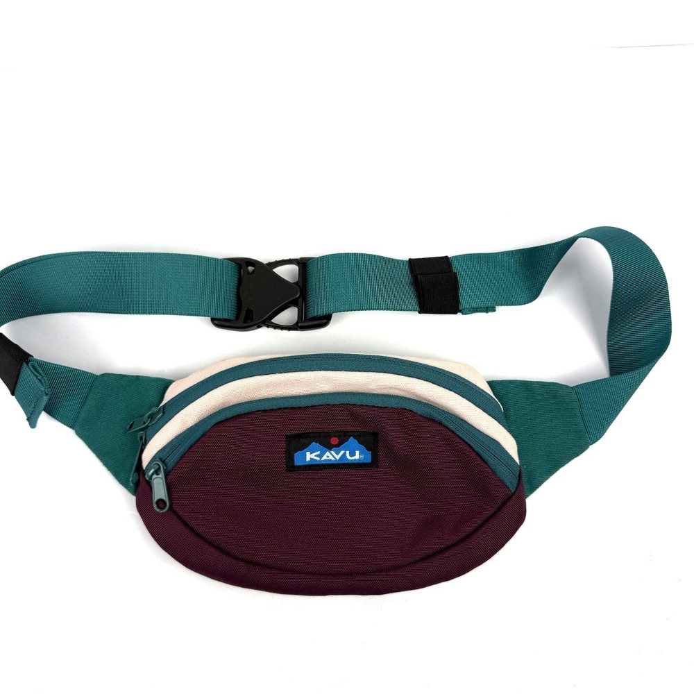 KAVU Spectator Belt Bag Colorblock‎ Crossbody Waist Pack Brand New